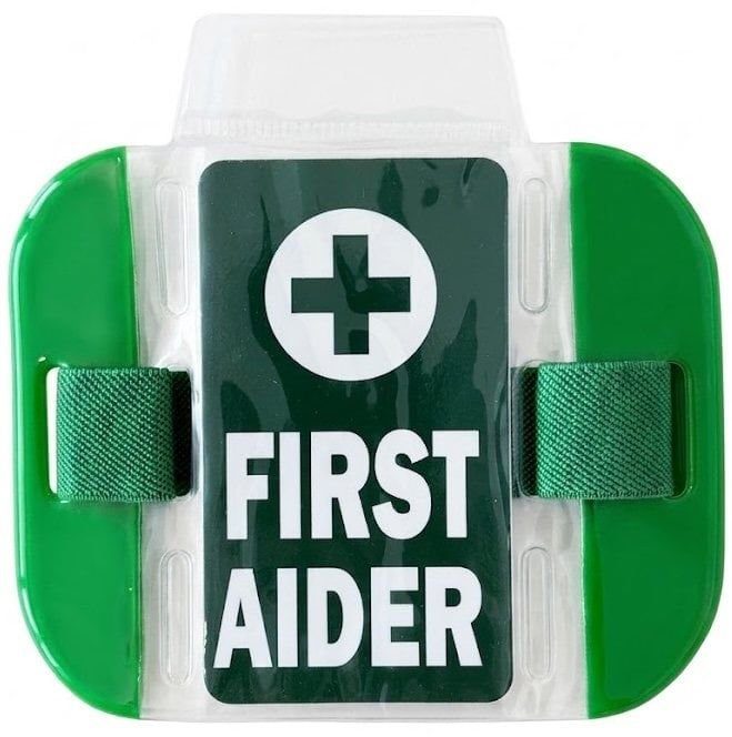 Arm Band Plastic Green – First Aider