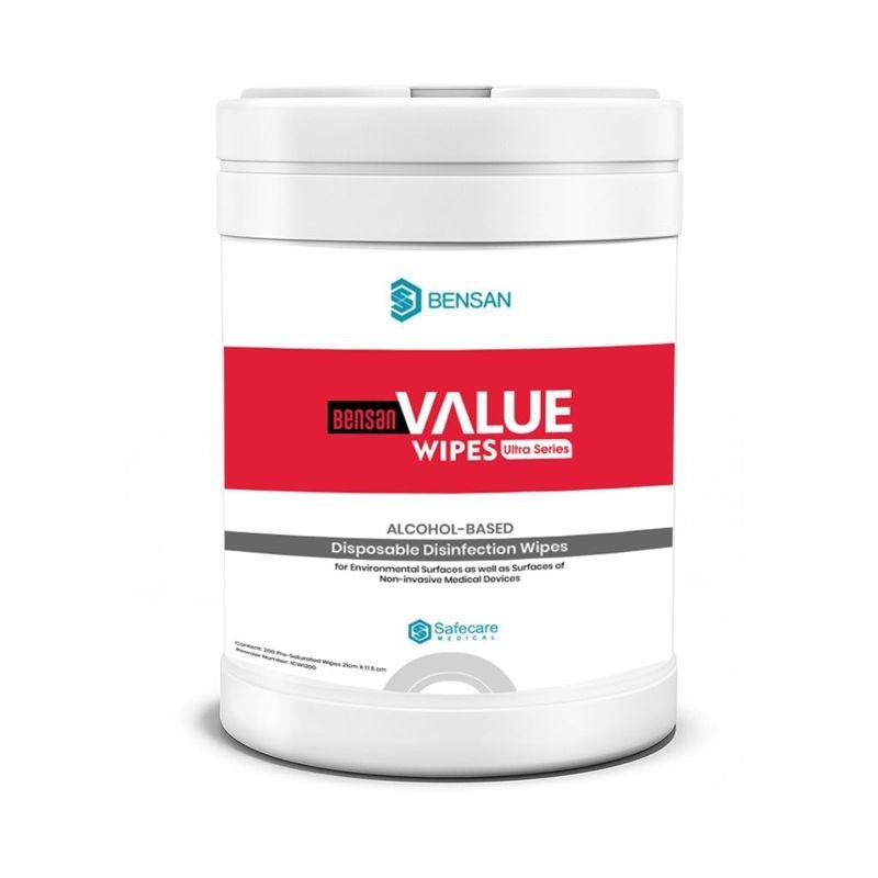 Bensan Disinfection Alcohol Wipes Can – 200’s