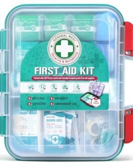 Empty First Aid Box ABS Plastic – 40 x 30 x 15 cm – Green