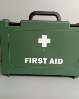 Empty First Aid Box ABS Plastic Medium Green – 34 x 24 x 12.5 cm