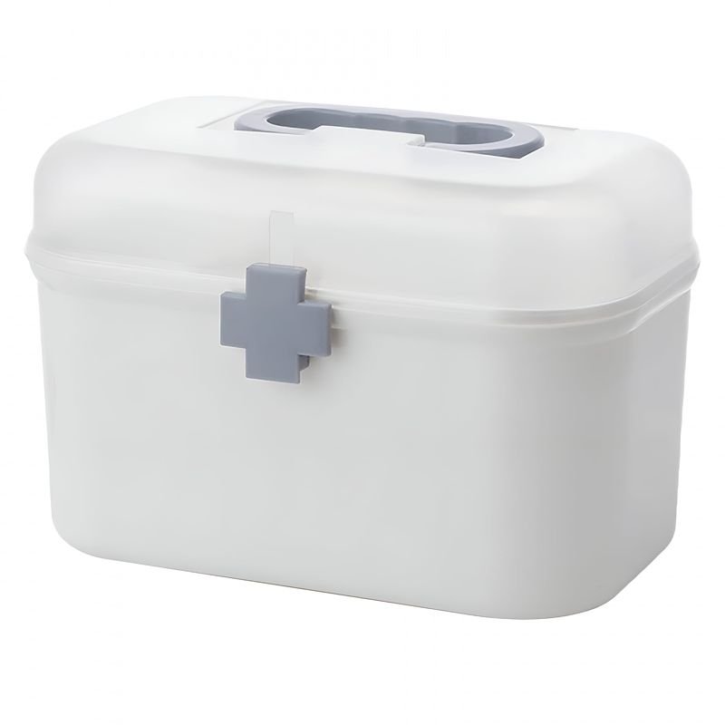 Empty First Aid Box Plastic Large – White