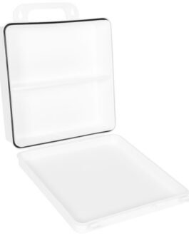 Empty First Aid Box Plastic Medium – White