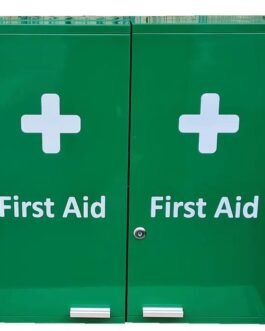 Empty Metal First Aid Kit – Double Door