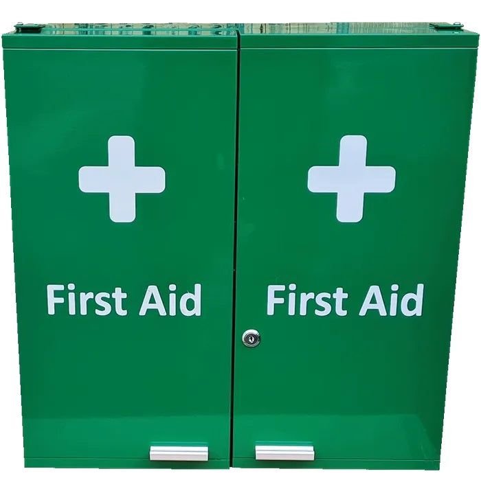 Empty Metal First Aid Kit – Double Door