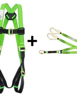 Fall Arrest Harness with Twin Lanyards (1 Attachment Point)