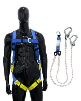 Fall Arrest Harness with Twin Lanyards (3 Attachment Points)