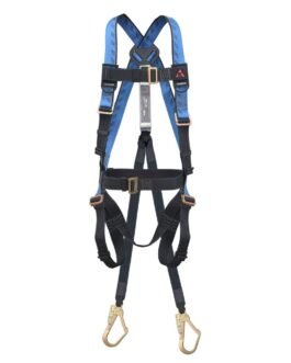 Fall Arrest & Work Positioning Harness with Twin Lanyards