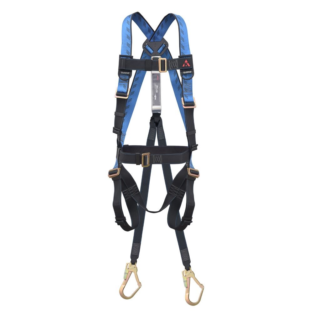 Fall Arrest & Work Positioning Harness with Twin Lanyards