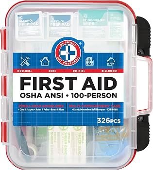 First Aid Box ABS Plastic 100 person Oshad