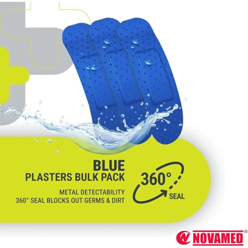 Metal Detectable Blue Plaster