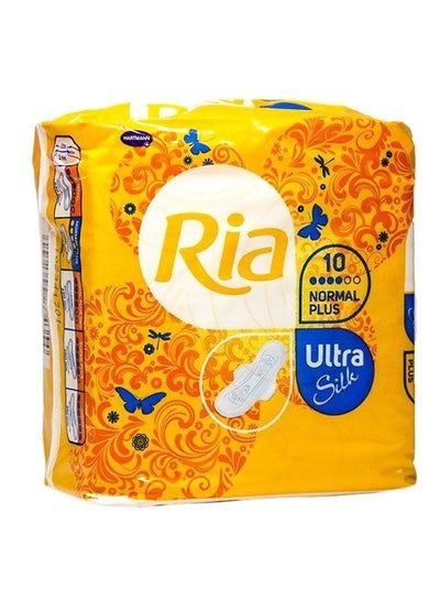 Silk Flow Sanitary Pads 10/Pkt